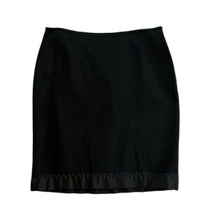 Ann Taylor Elegant Black Pencil Skirt